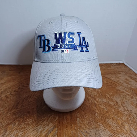 2020 World Series MLB New Era 9Forty Adjustable Cap Hat Mens OSFM Dodgers Rays s - Picture 1 of 7